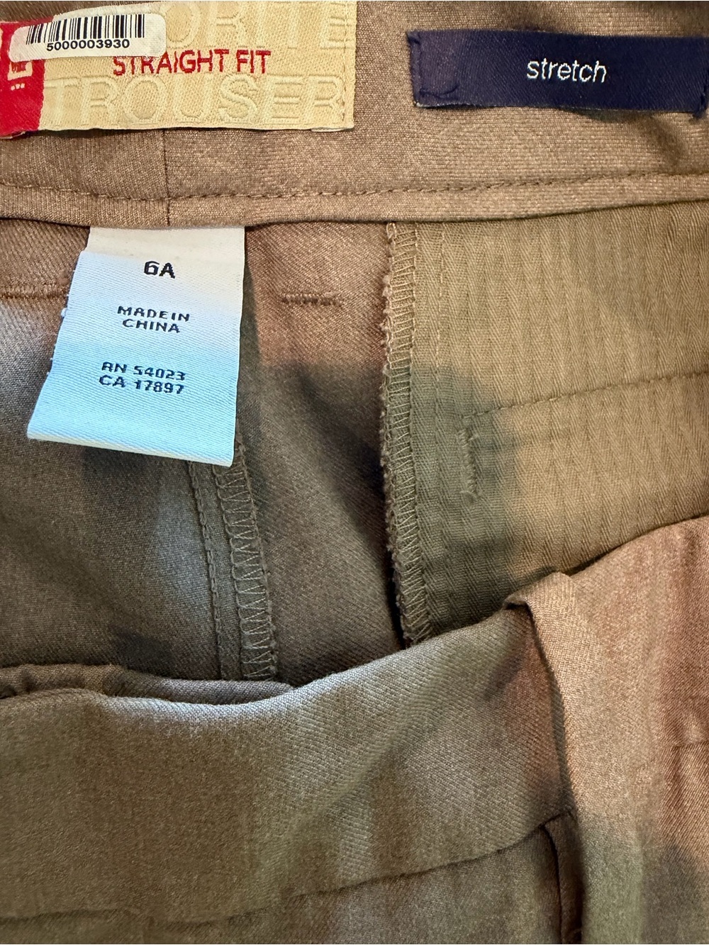 GAP Straight-Leg Pants in Light Brown Size 6 - Picture 8 of 10